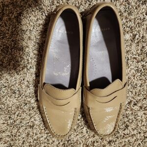 COLE HAAN Womens Drivers Loafers 8.5 Tan